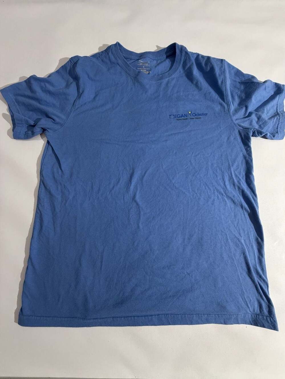 Member's Mark T-Shirt Blue Size M Essential Crewneck Soft Cozy Y2K Logo